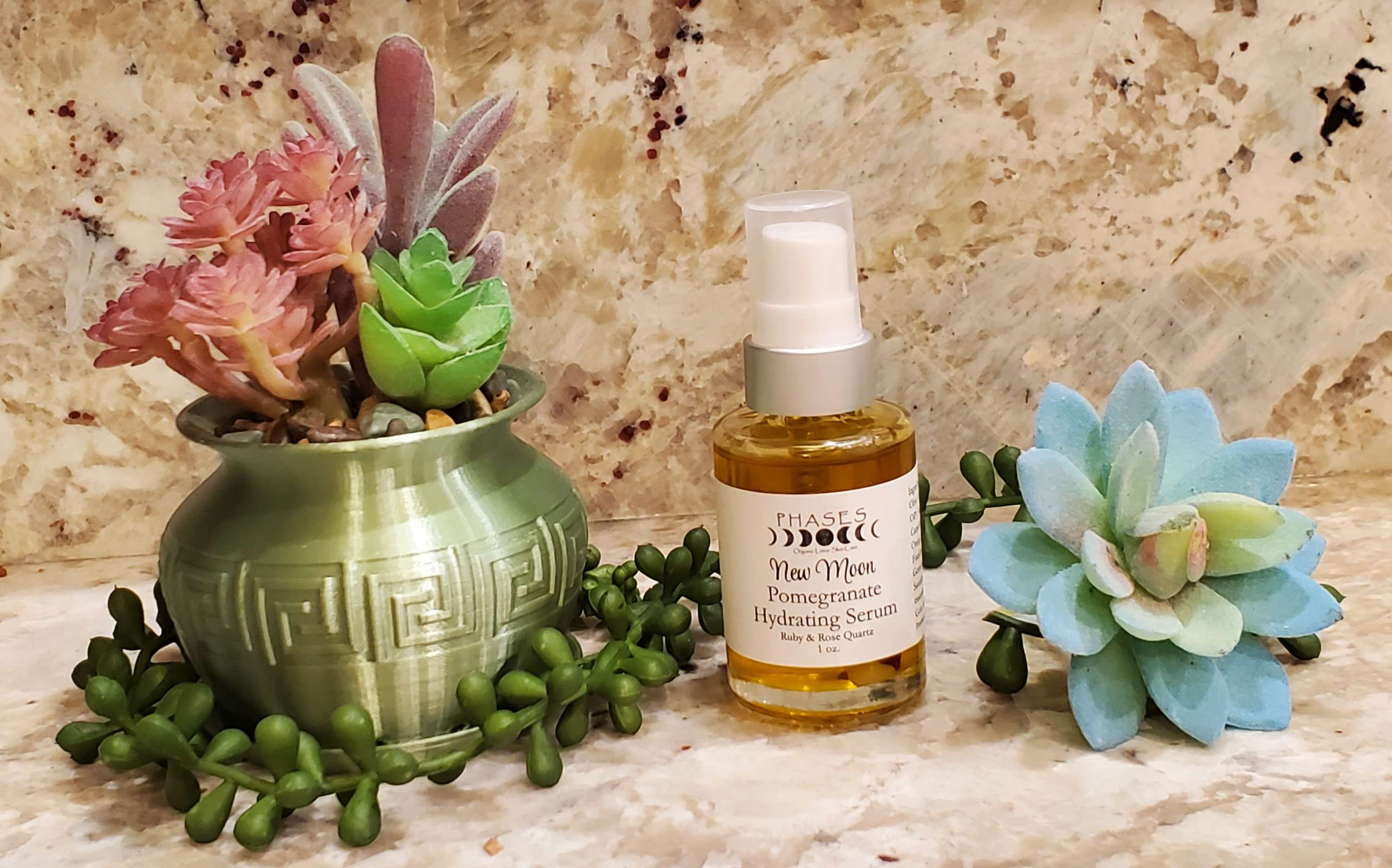 New Moon Pomegranate Hydrating Serum, 1oz image 3