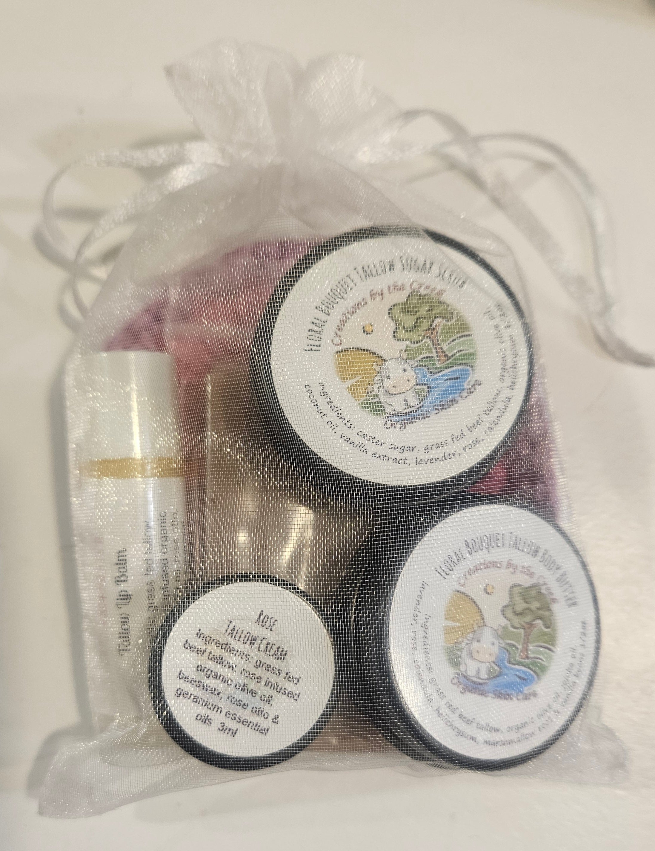 Floral Bouquet Mini Sugar Scrub Set image 0