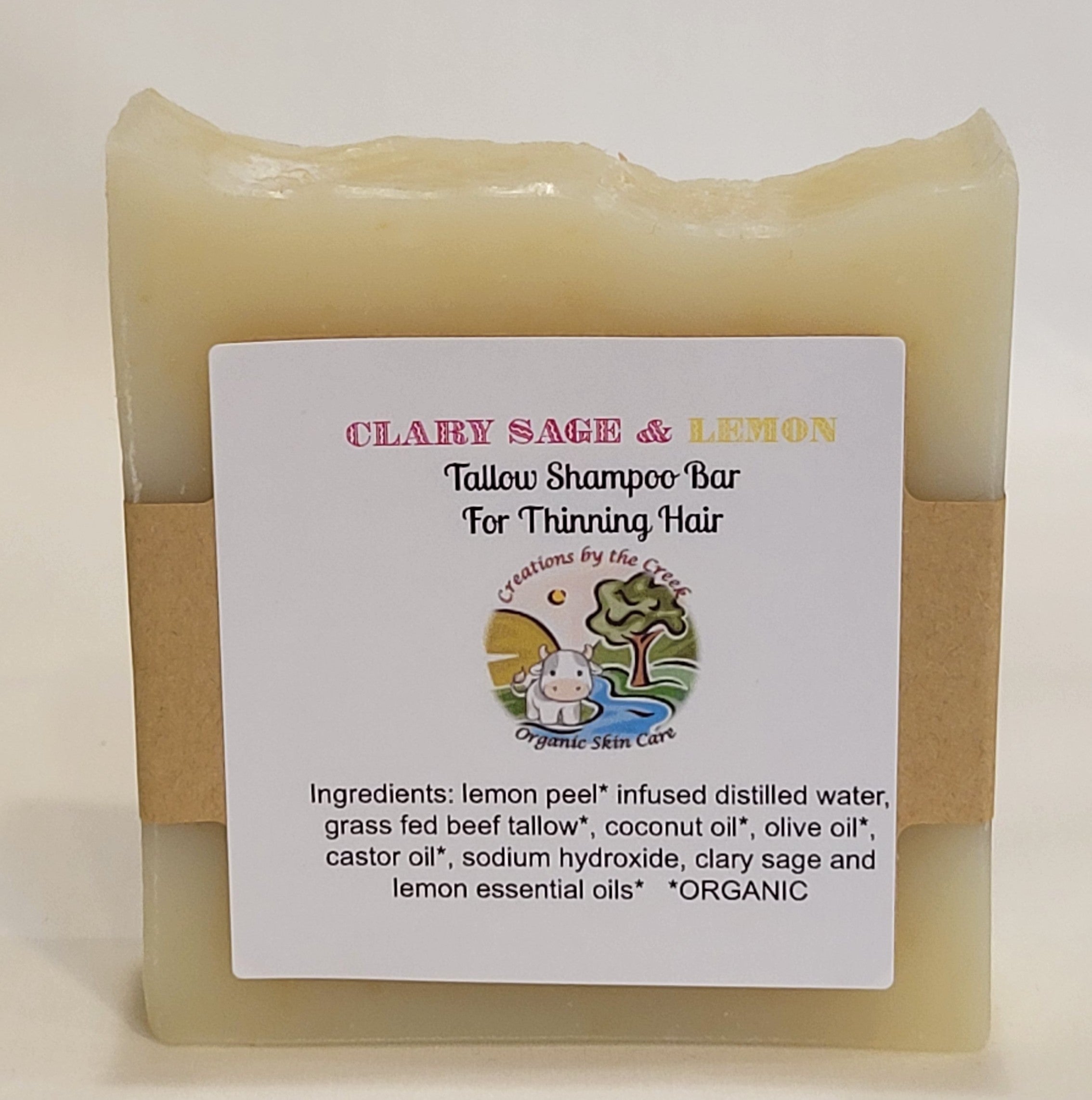 Thinning Hair Tallow Shampoo Bar image 0