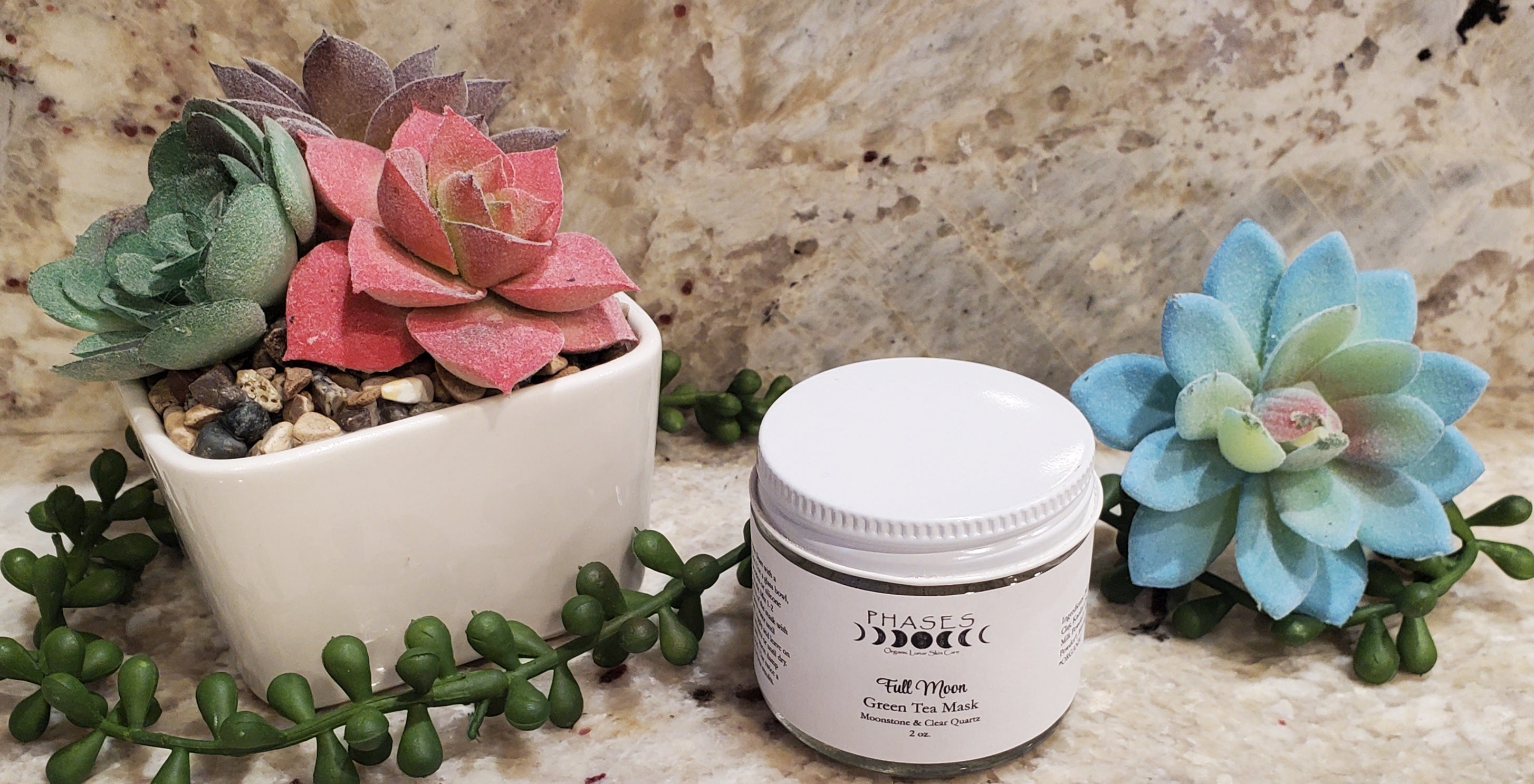 Full Moon Green Tea Mask, 2oz image 1