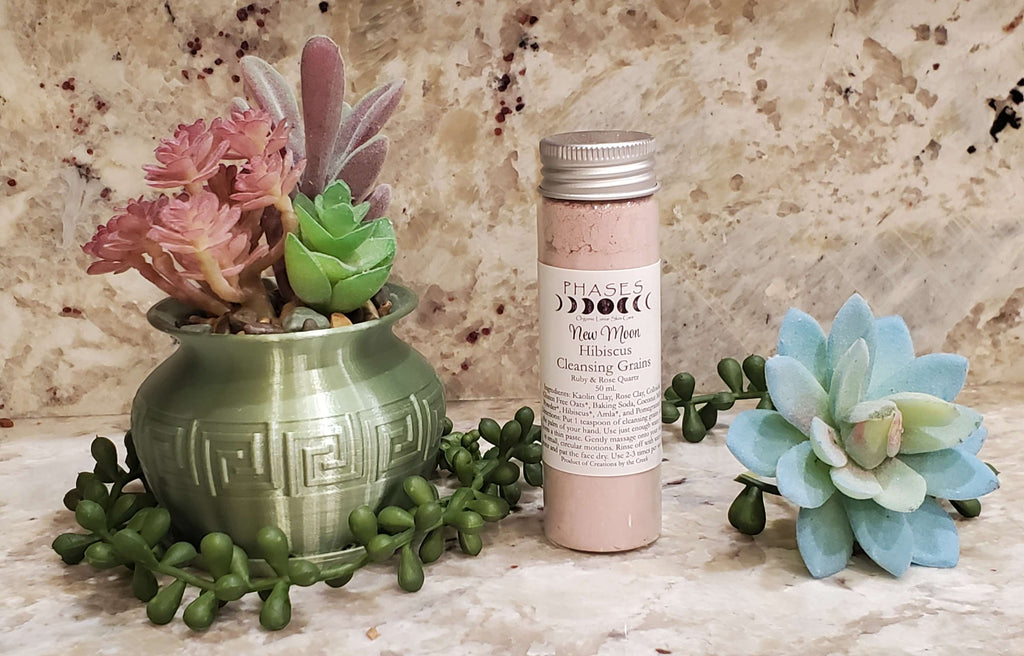 New Moon Hibiscus Cleansing Grains, 50ml image 1