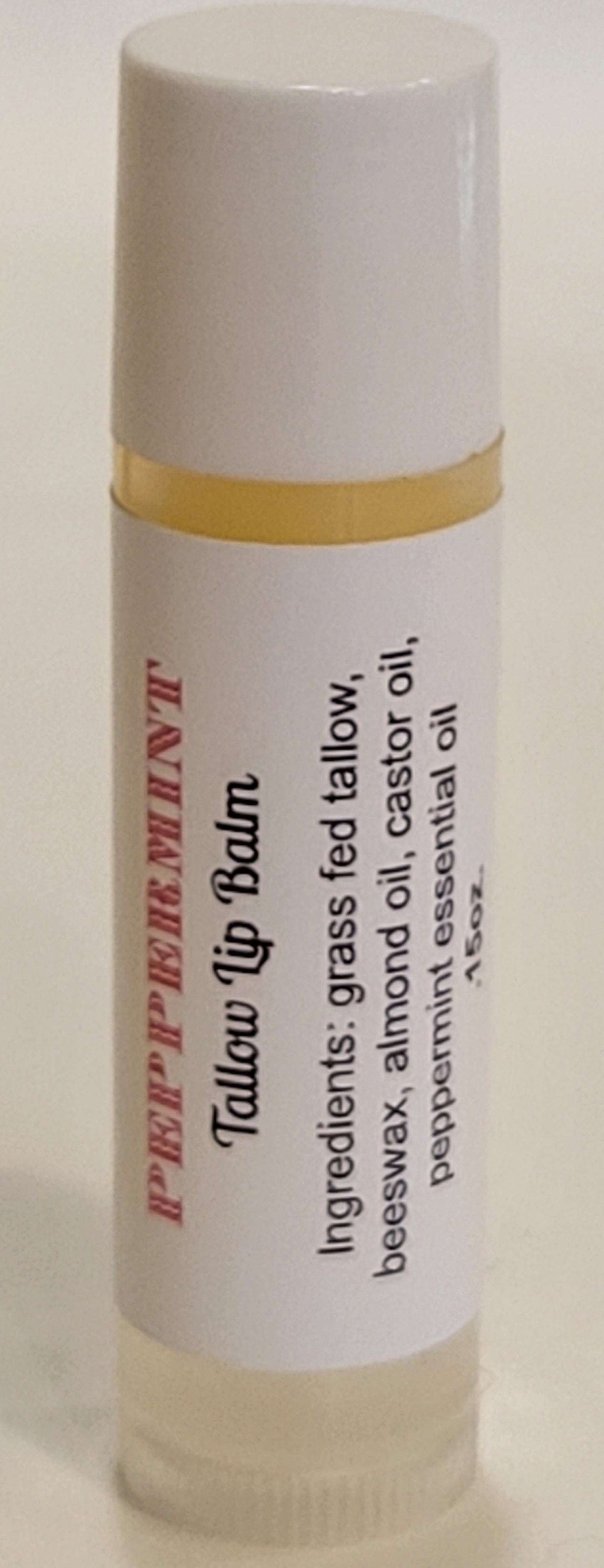 Peppermint Tallow Lip Balm image 2