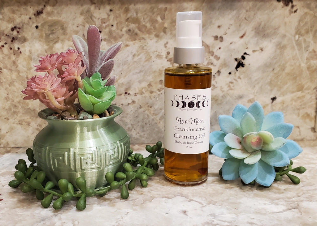 New Moon Frankincense Cleansing Oil, 2oz image 1