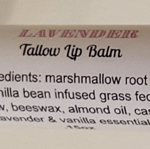 Lavender Tallow Lip Balm image 0