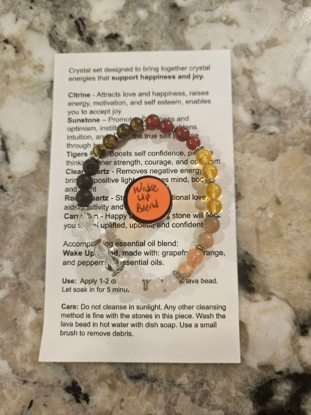 Gemstone Intention Bracelets image 1