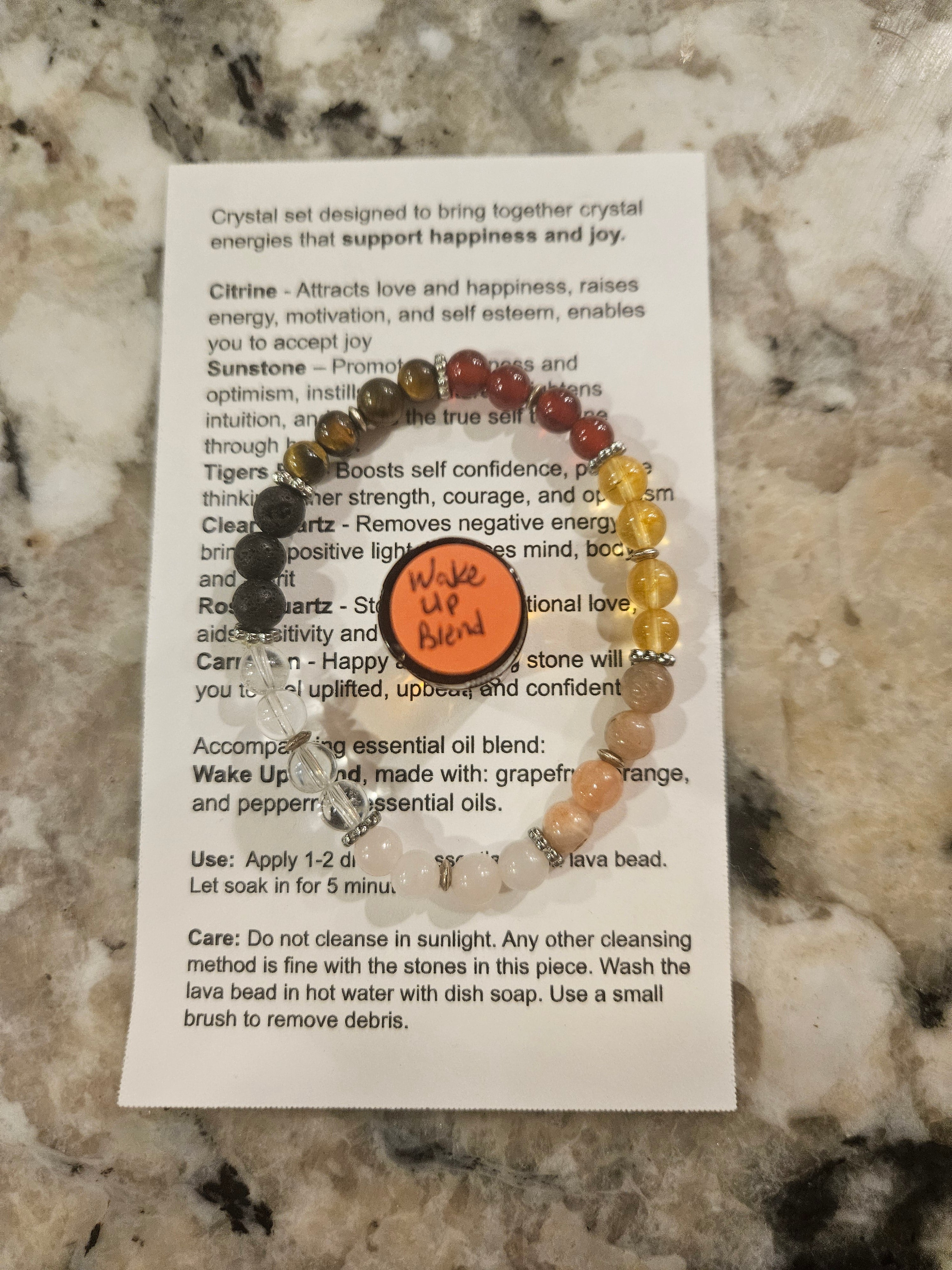 Gemstone Intention Bracelets image 1