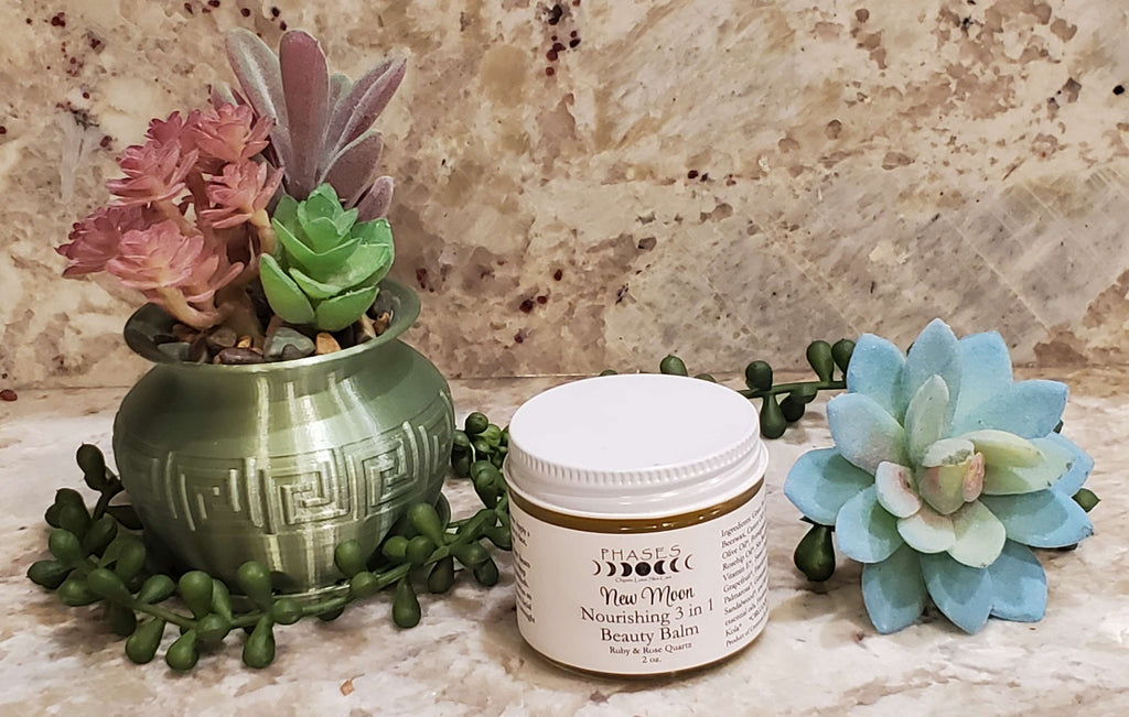 New Moon Nourishing 3 in 1 Beauty Balm, 2oz image 3