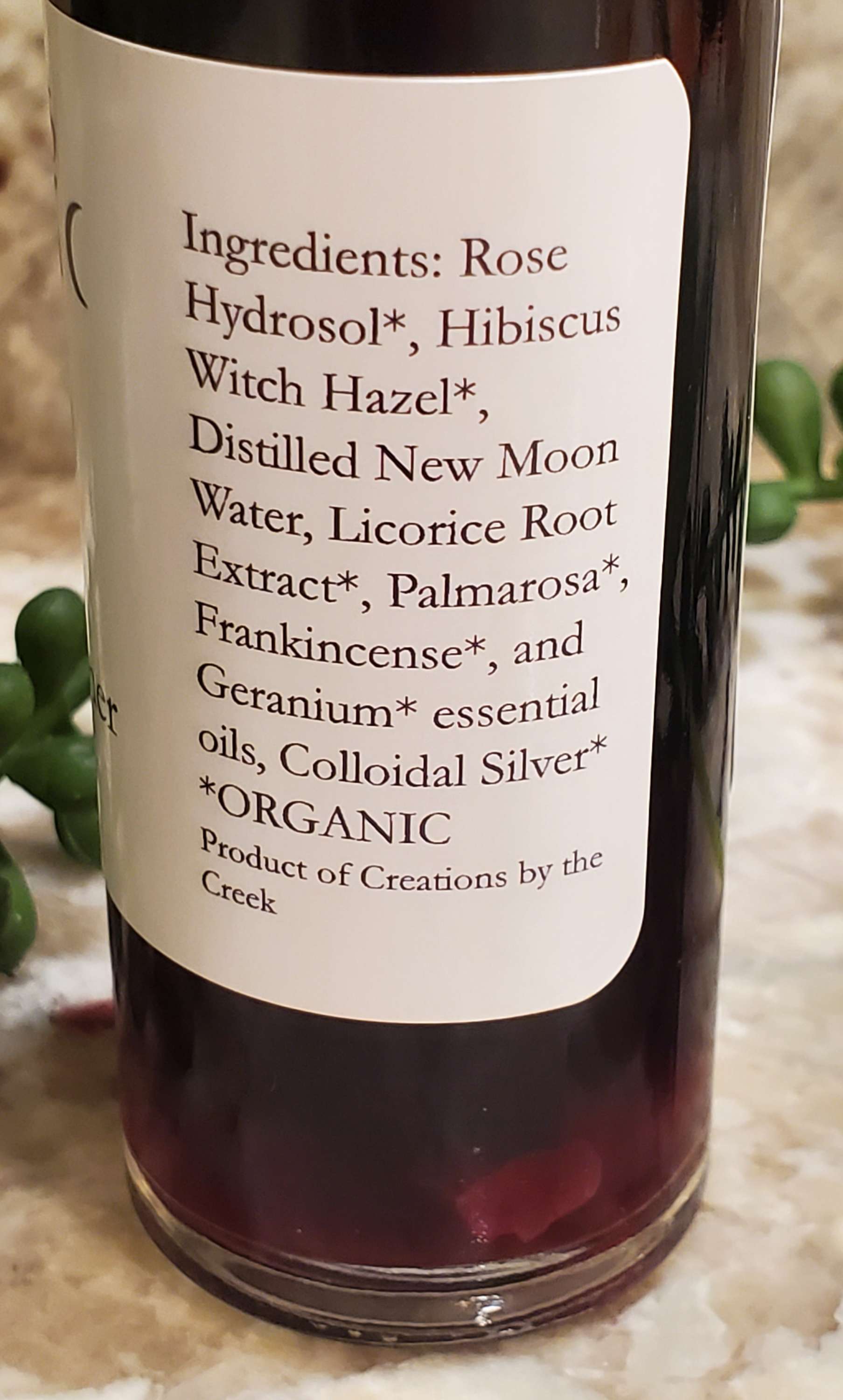 New Moon Hibiscus Brightening Toner, 2oz image 2