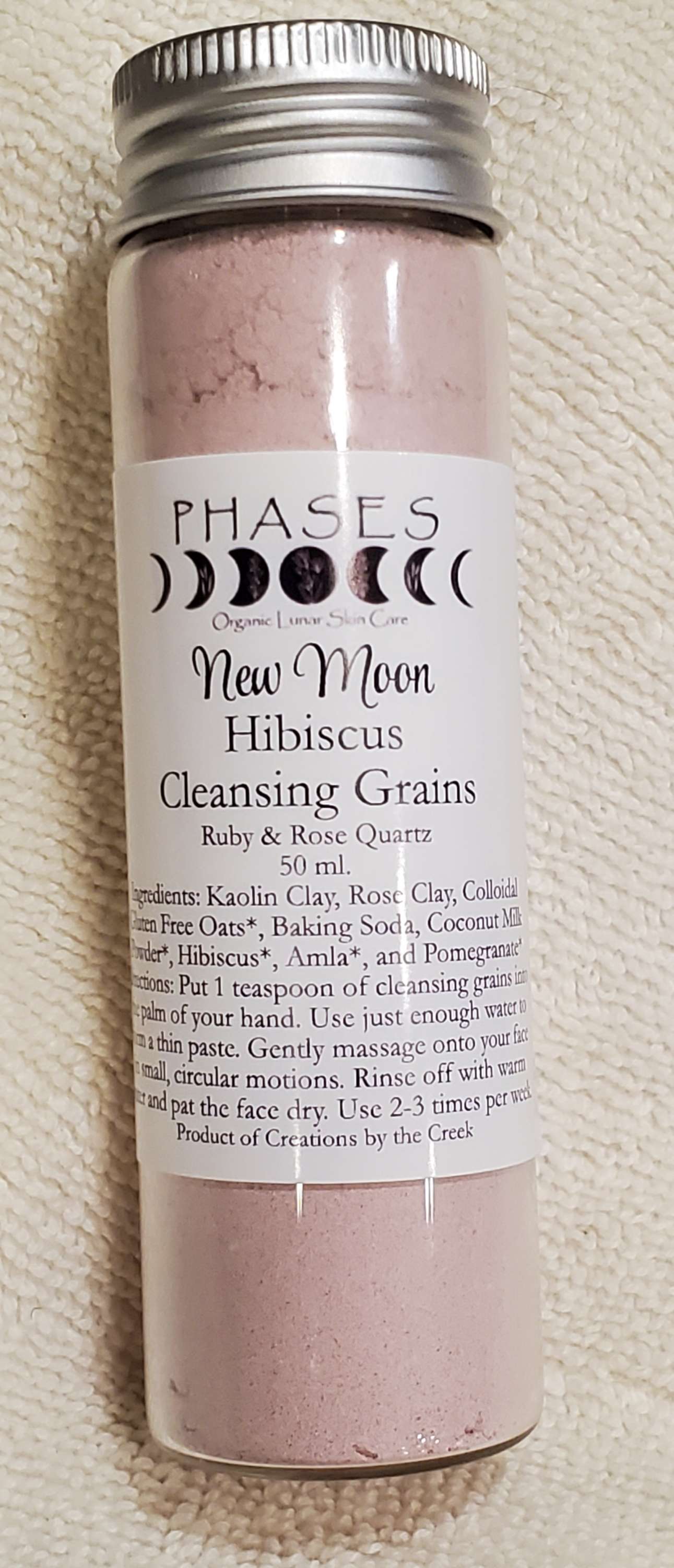 New Moon Hibiscus Cleansing Grains, 50ml image 0
