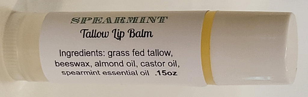 Spearmint Tallow Lip Balm image 0